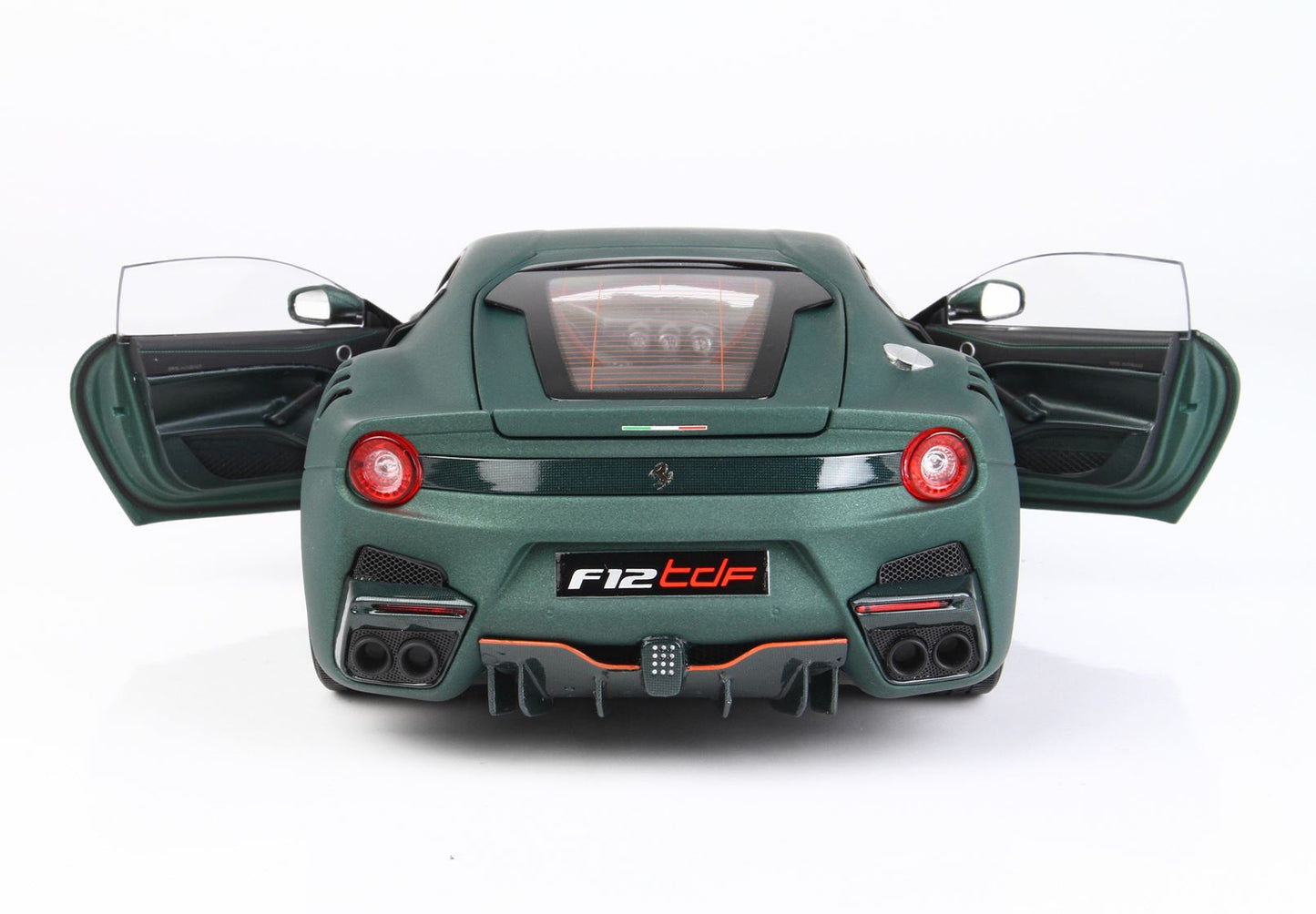 BBR 1/18 Ferrari F12 TDF Matt Green- Fully Open Die-Cast