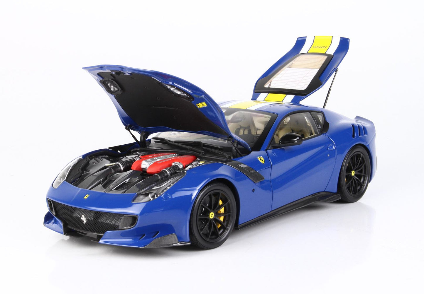 BBR 1/18 Ferrari F12 TDF Azzurro Dino- Fully open Diecast