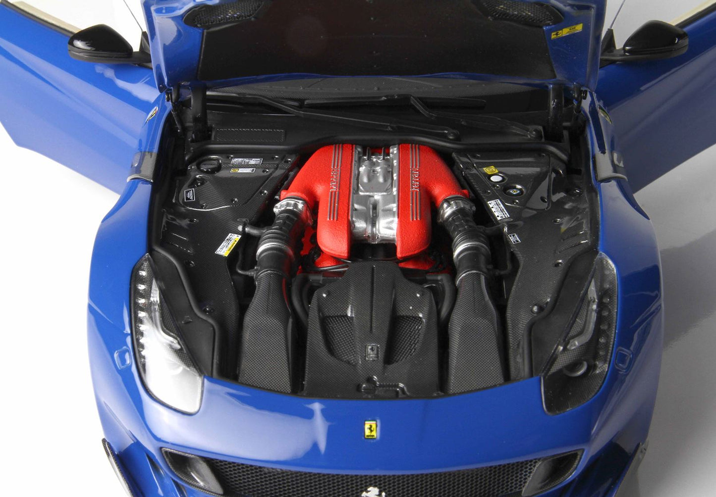 BBR 1/18 Ferrari F12 TDF Azzurro Dino- Fully open Diecast