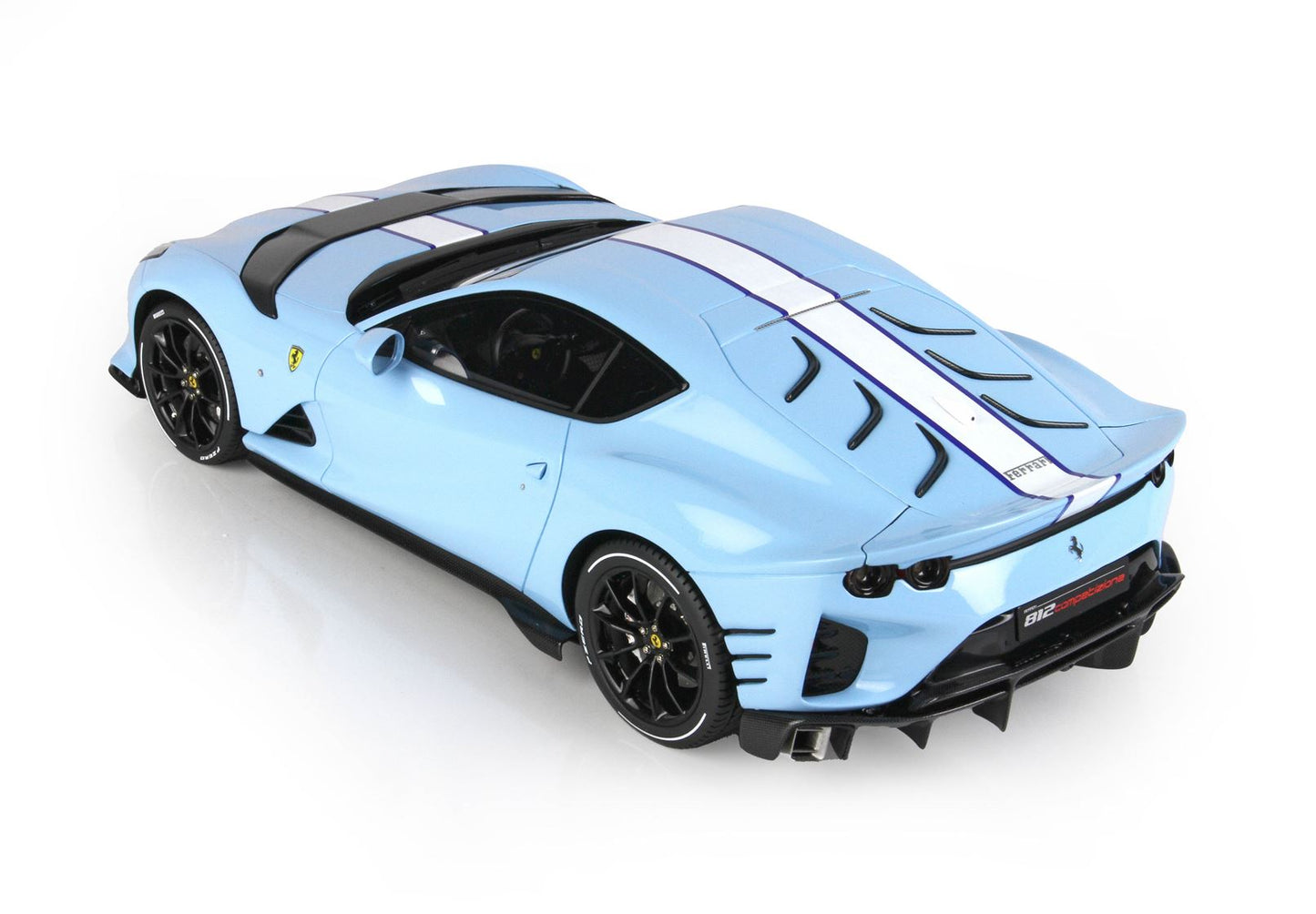 BBR 1/18 Ferrari 812 Competizione 2021 Gloss Azzurro La Plata -23 pieces limited