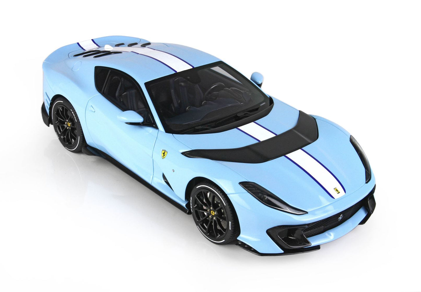 BBR 1/18 Ferrari 812 Competizione 2021 Gloss Azzurro La Plata -23 pieces limited