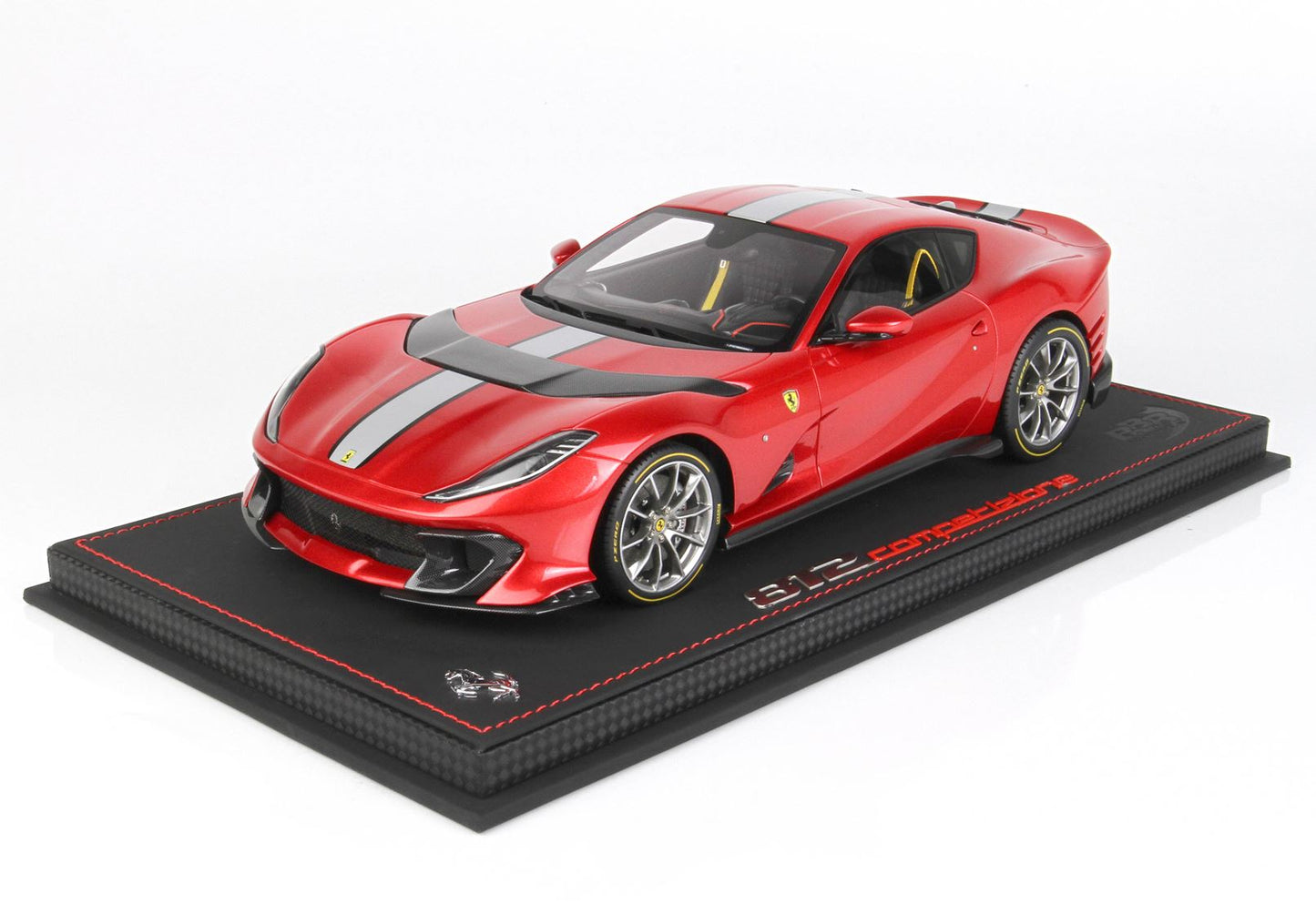 BBR 1/18 Ferrari 812 Competizione 2021-Metallic Red Imola- Limited 48pcs