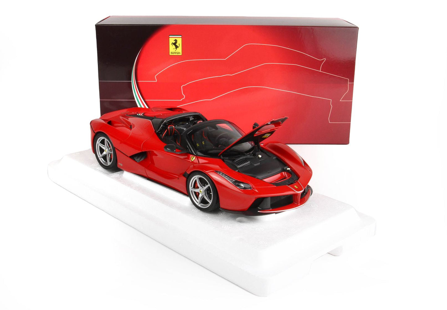 BBR 1/18 Ferrari LaFerrari APERTA Rosso Corsa 322 Diecast