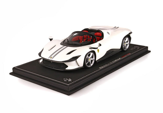 BBR 1/18 Ferrari Daytona SP3 Icona Met Italian White - Limited 360pcs