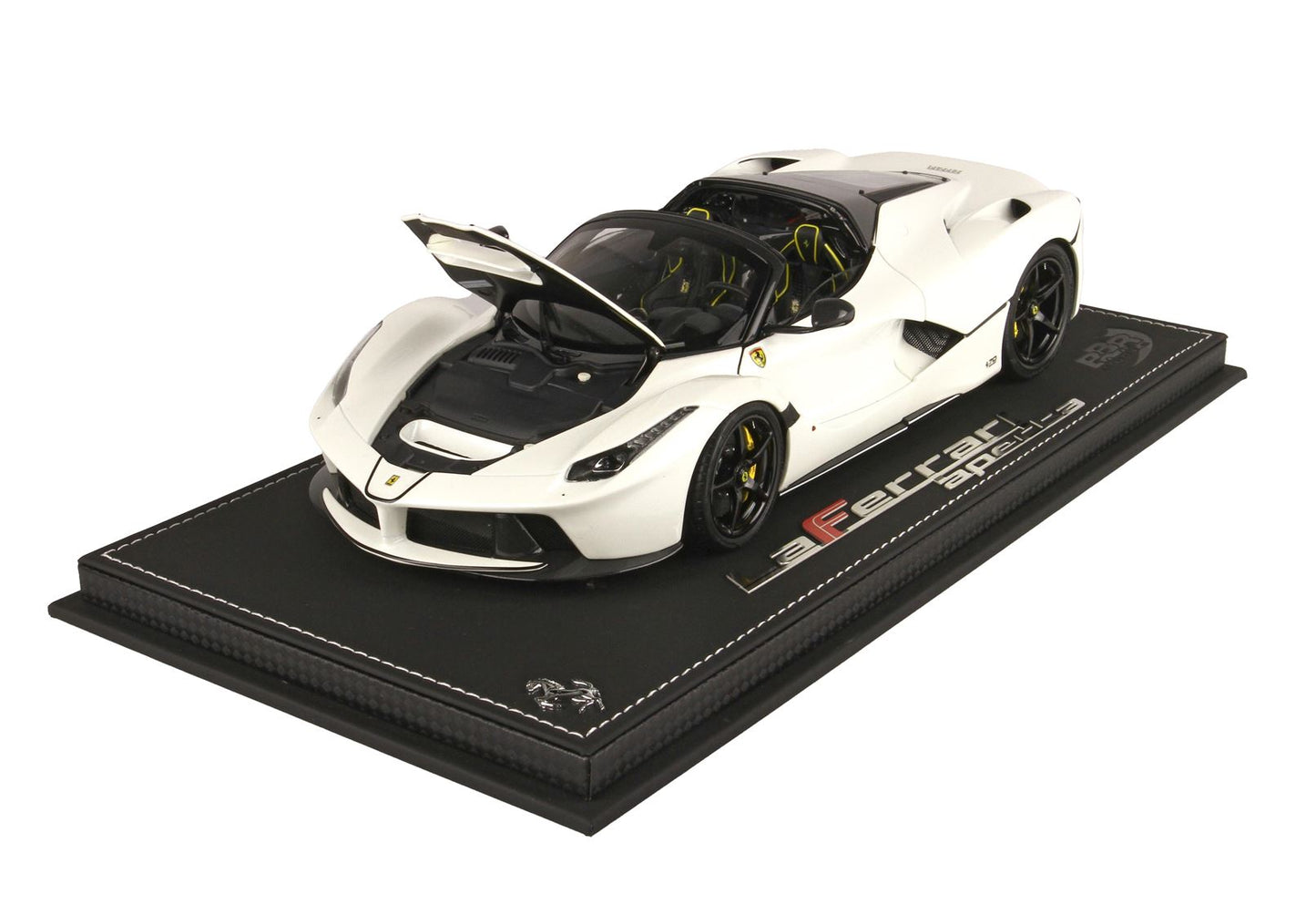 BBR 1/18 Ferrari LaFerrari APERTA Avus White- limited 48pcs -fully open diecast