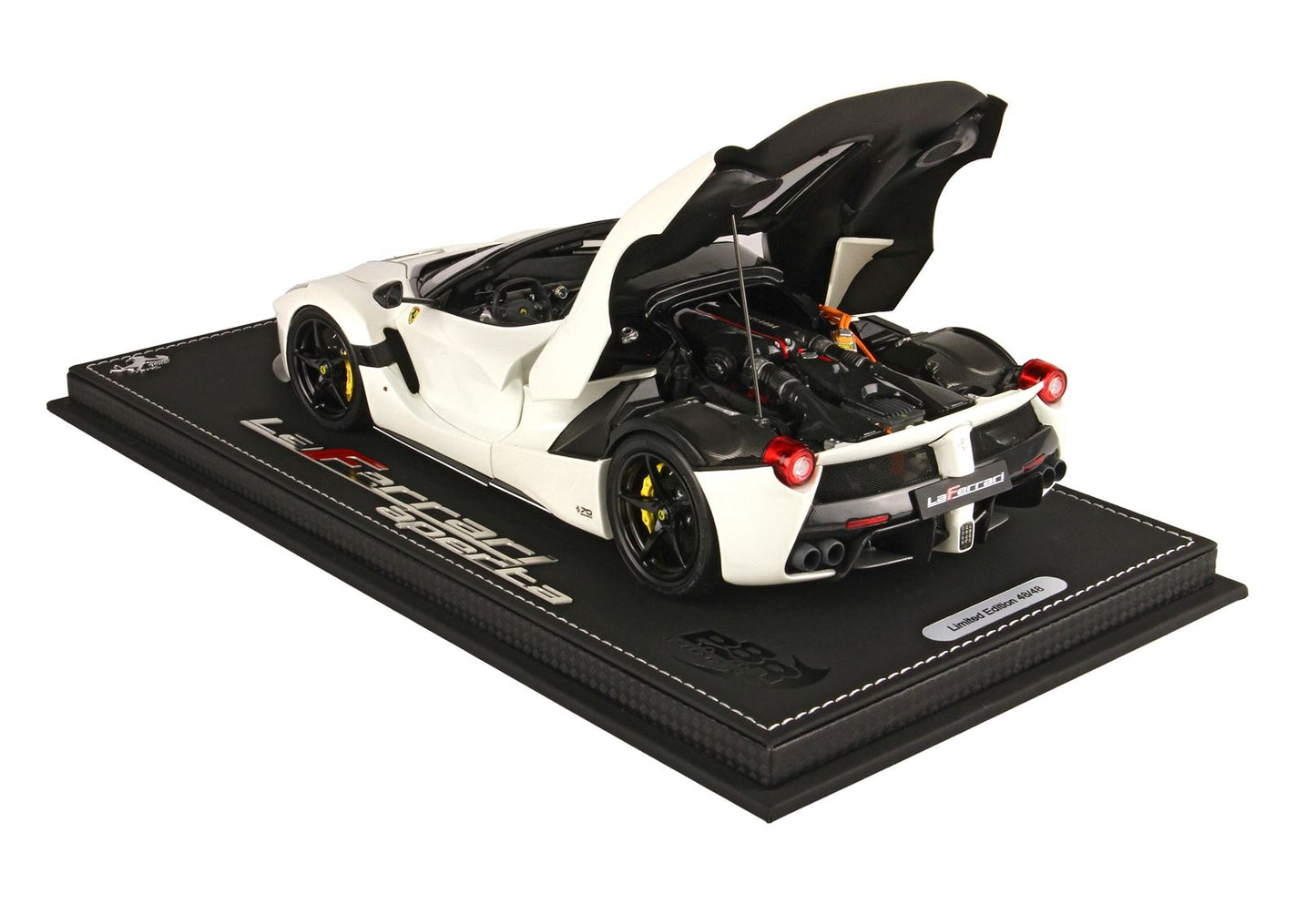 BBR 1/18 Ferrari LaFerrari APERTA Avus White- limited 48pcs -fully open diecast