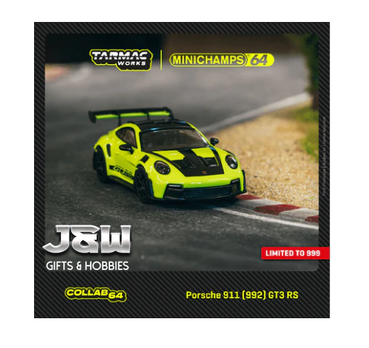 1/64 Minichamps x Tarmac Works COLLAB64 Porsche 992 911 GT3 RS Limited 999 pcs