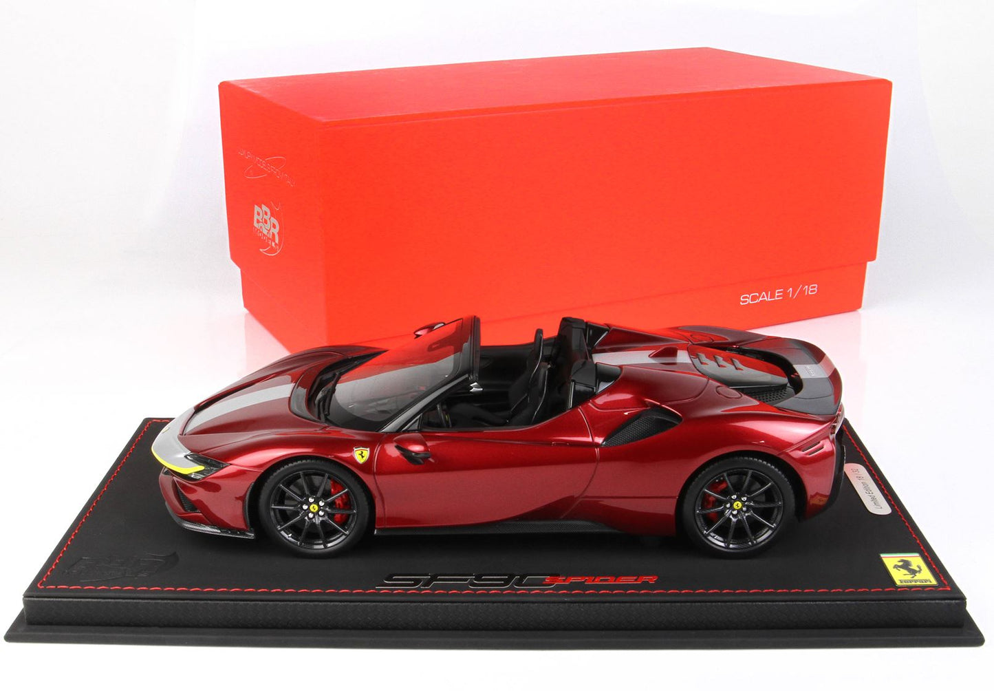 BBR 1/18 Ferrari SF90 Spider PACK FIORANO Rosso Fiorano limited 32pcs