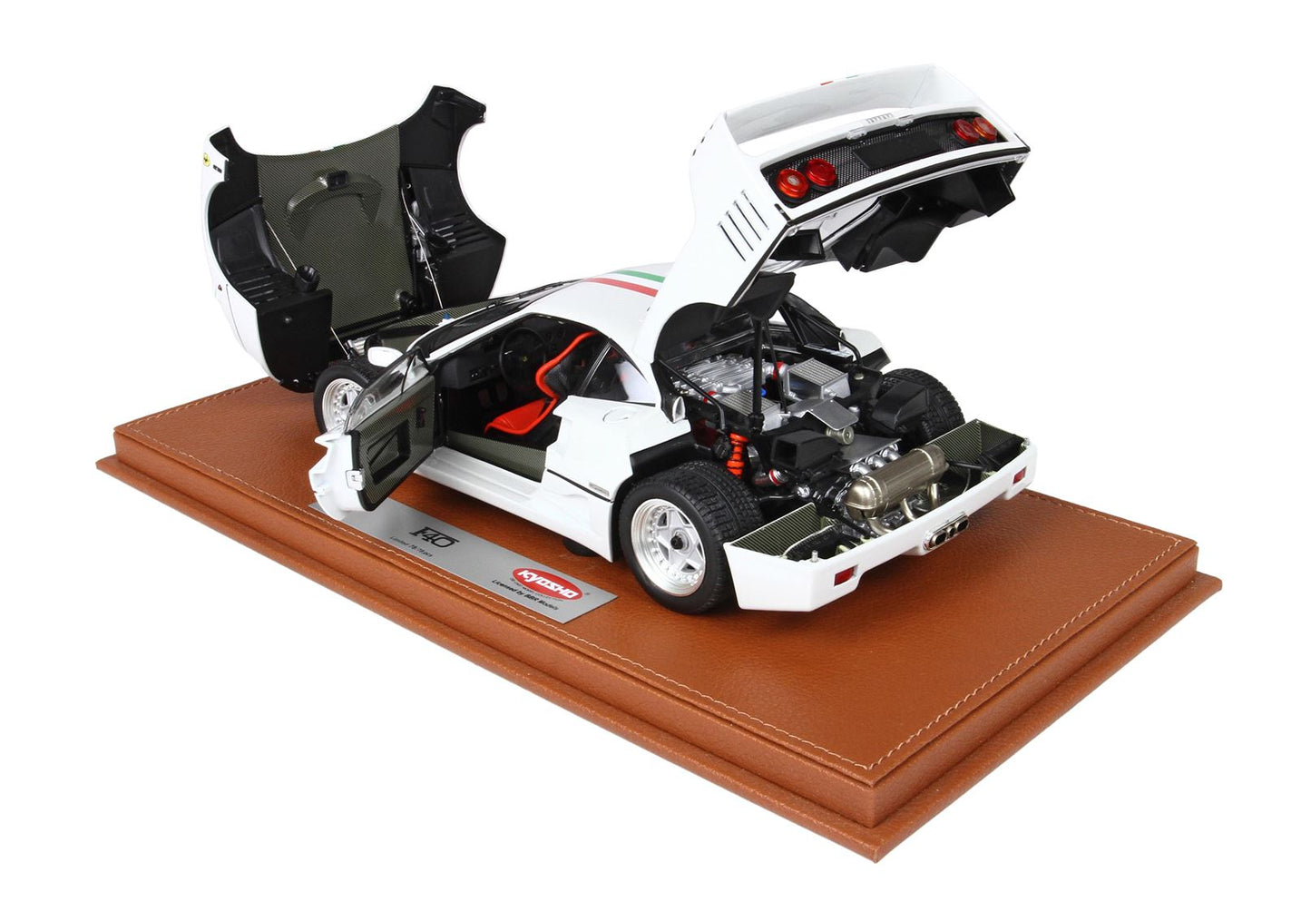 BBR 1/18 Ferrari F40 Metallic White BBR-Kyosho