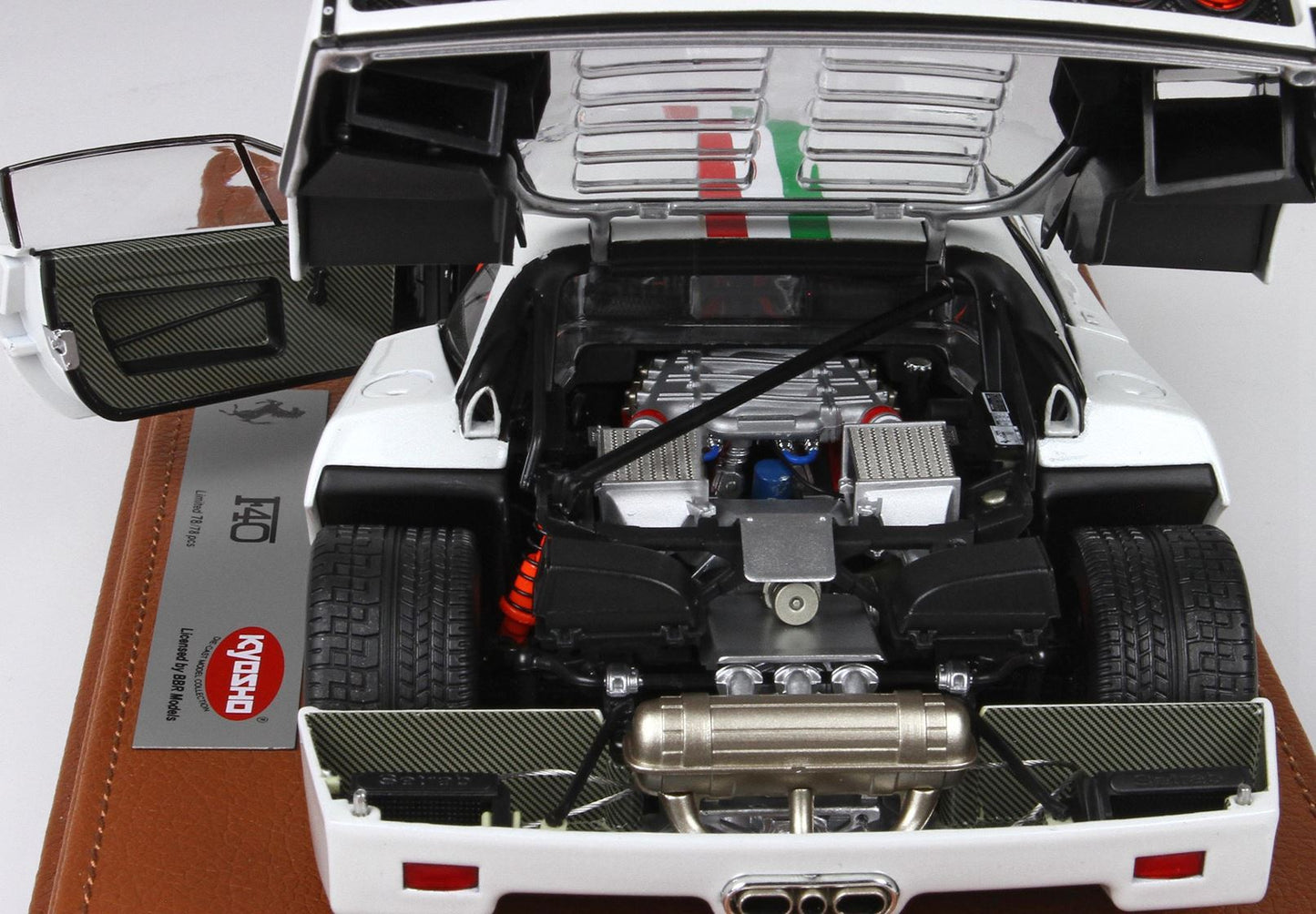 BBR 1/18 Ferrari F40 Metallic White BBR-Kyosho