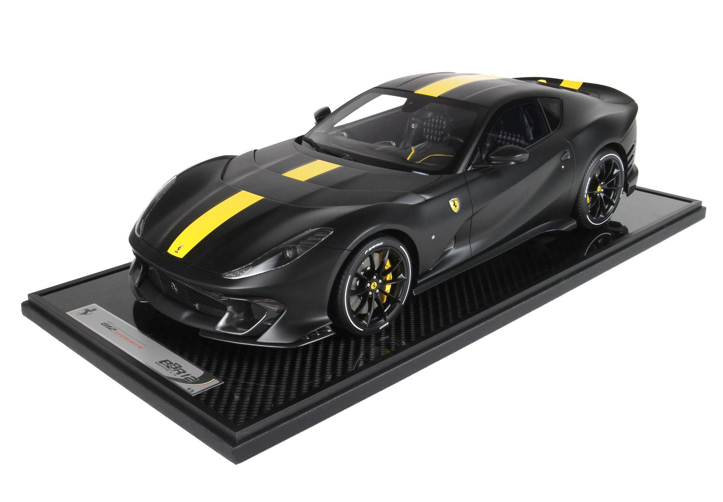 BBR 1/12 Ferrari 812 Competizione Matt Black -Limited 5pcs