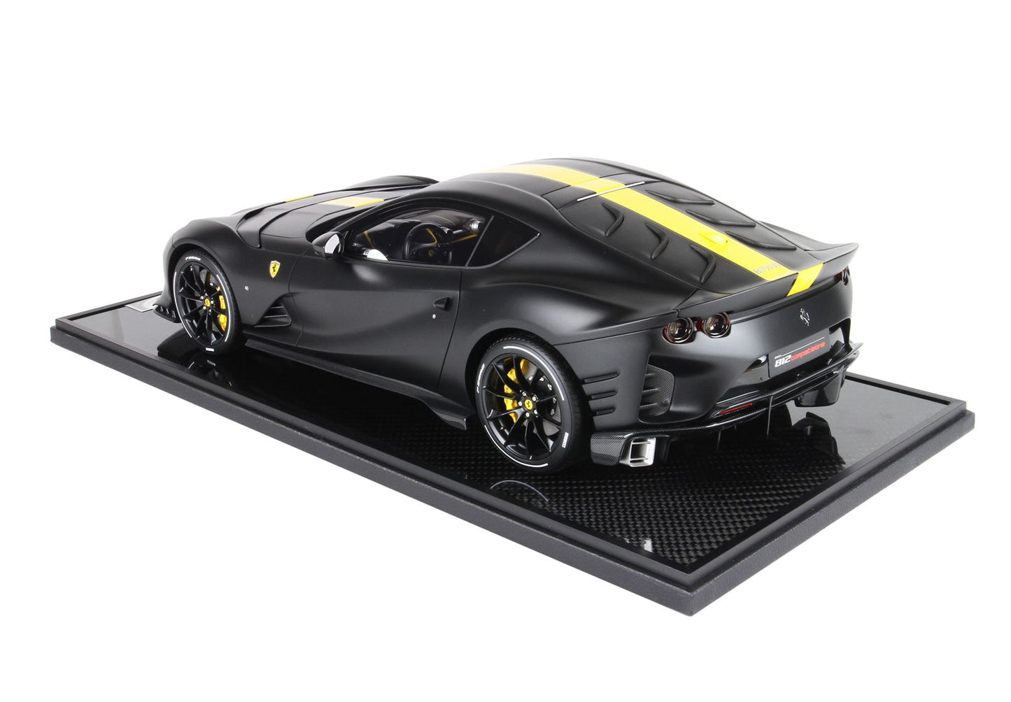 BBR 1/12 Ferrari 812 Competizione Matt Black -Limited 5pcs