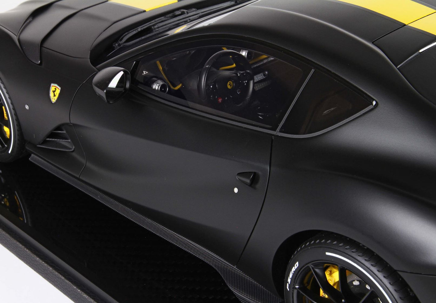 BBR 1/12 Ferrari 812 Competizione Matt Black -Limited 5pcs