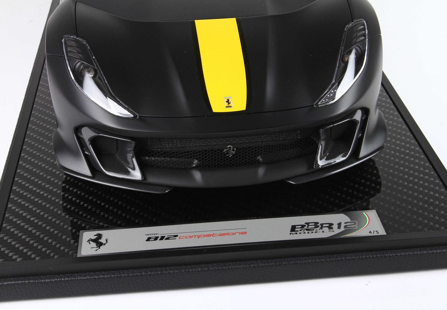BBR 1/12 Ferrari 812 Competizione Matt Black -Limited 5pcs