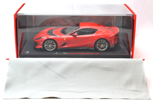 BBR 1/18 Models Rosso Corsa 2021 Ferrari 812 Competizione 1:18 Diecast Car P182071B3