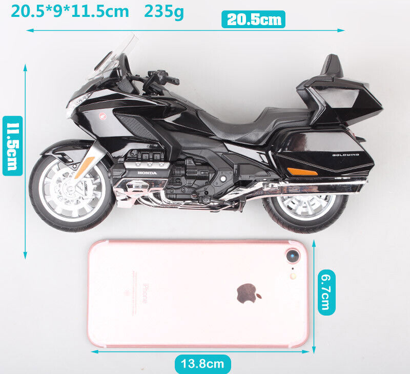 1/12 Welly Honda Gold Wing Touring Motorcycle Toy Model Sport Cruiser Bike