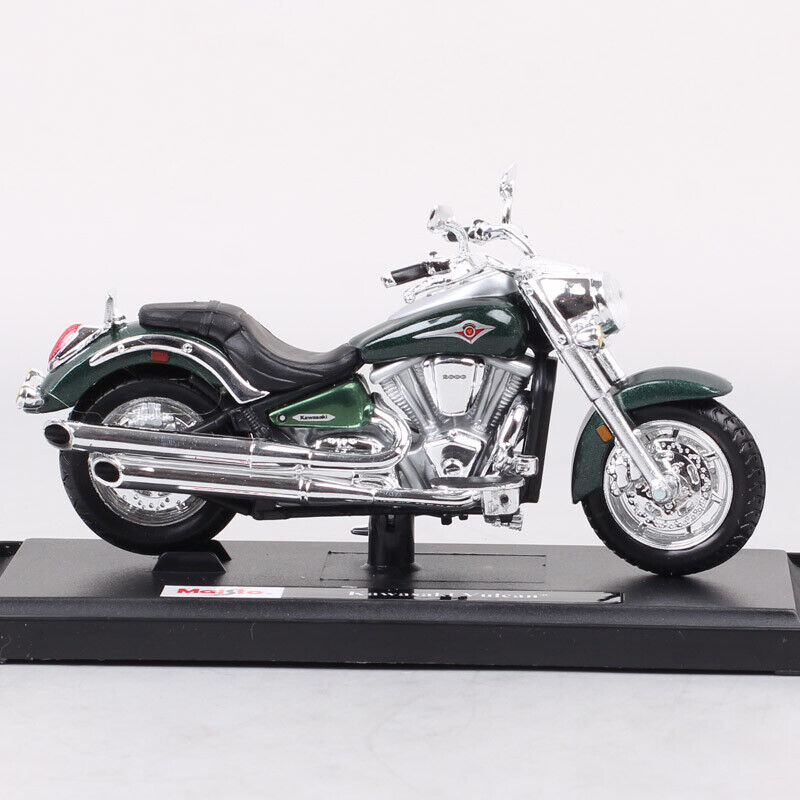 1/18 Maisto Kawasaki Vulcan 2000 Classic Cruiser Bike Diecast Motorcycle Model