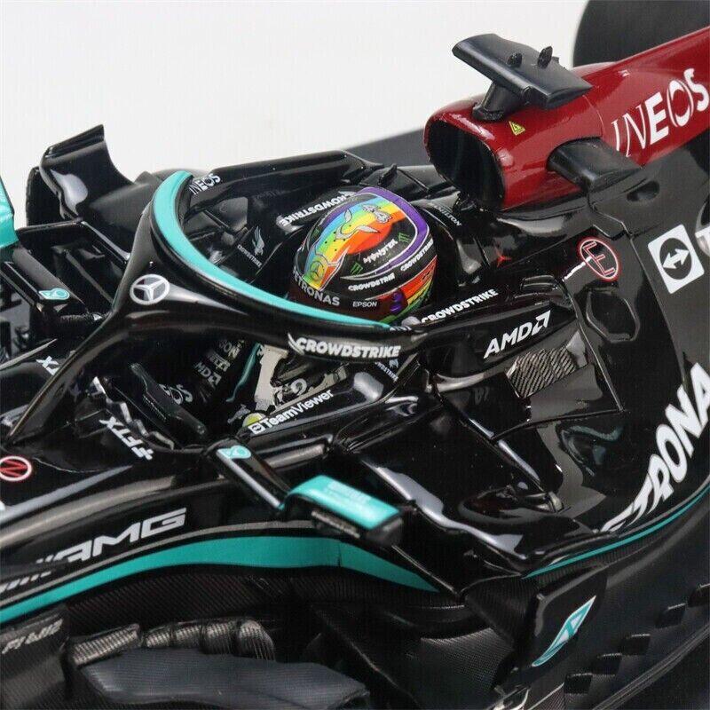 1/18 MINICHAMPS Die Cast F1 Mercedes Lewis Hamilton Gp Qatar 2021
