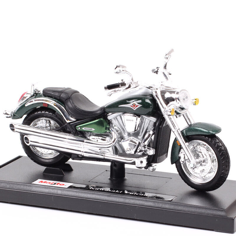 1/18 Maisto Kawasaki Vulcan 2000 Classic Cruiser Bike Diecast Motorcycle Model