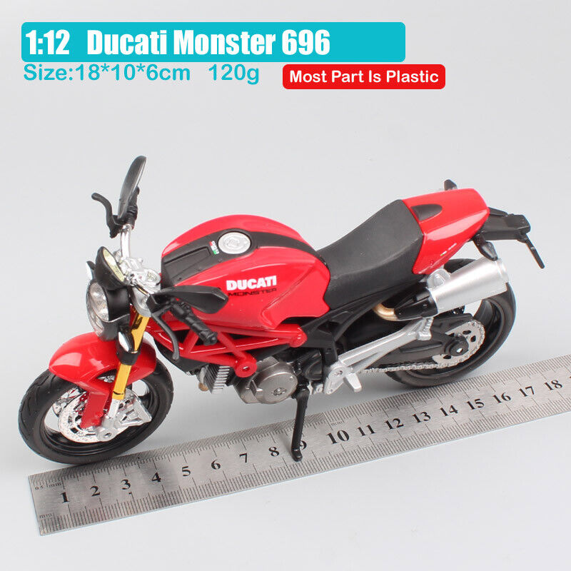 1/12 Maisto ducati Monster 696 Il Mostro metal die cast motorcycle model