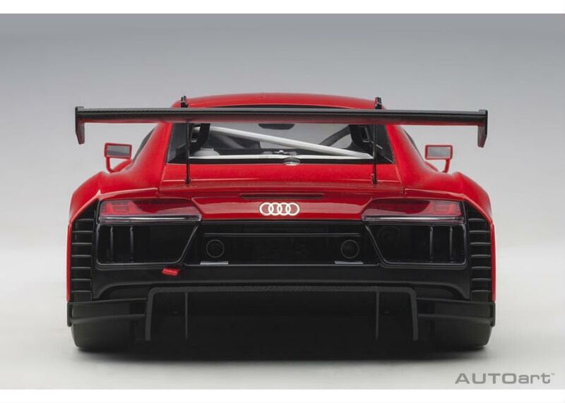 1/18 Audi R8 FIA GT GT3 Plain Color Version Red Model Car By Autoart 81601