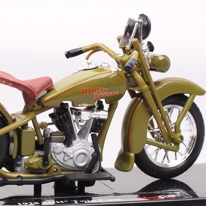 1/18 Scale Maisto 1928 Harley Davidson JDH Twin Cam Diecast Toy Motorcycle Model