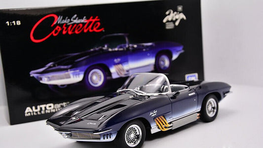 1/18 Autoart 1961 Chevrolet corvette MAKO SHARK blue