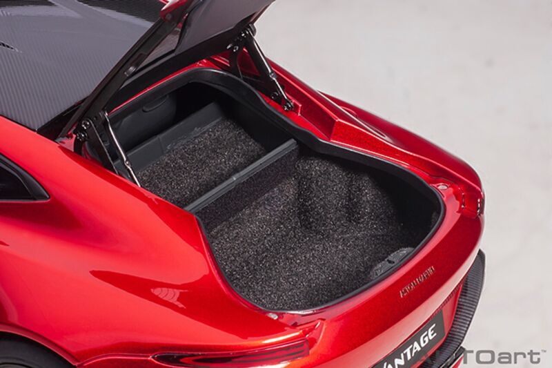 1/18 AUTOart 2019 Aston Martin Vantage Hyper Red with Carbon Fiber Roof