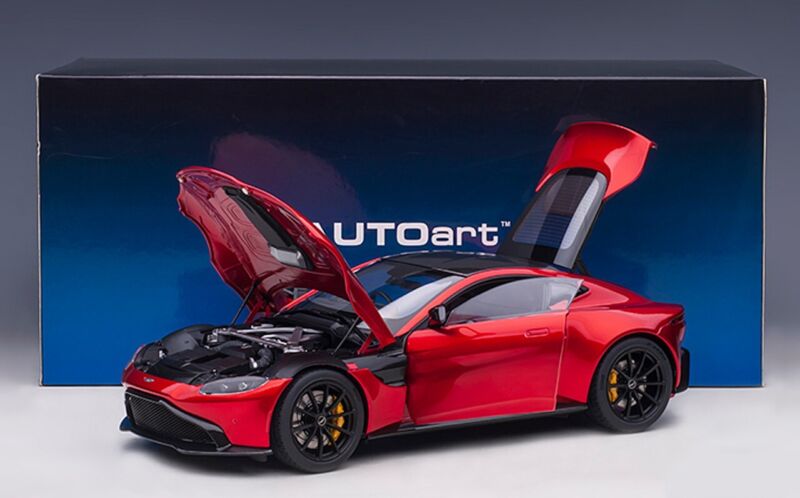 1/18 AUTOart 2019 Aston Martin Vantage Hyper Red with Carbon Fiber Roof