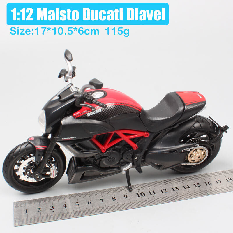 1/12 scale Maisto Ducati Diavel street bike diecast motorcycle Cruiser model toy