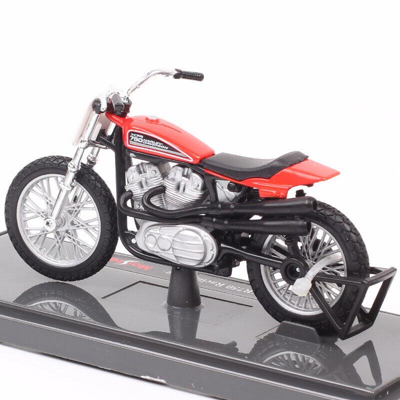 1/18 Maisto Mini 1972 Harley XR750 Flat Tracker Racing Bike #1 Model Motorcycle