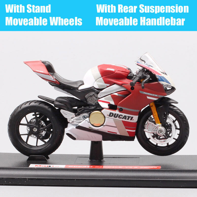Maisto 1/18 Ducati Panigale V4 GP Corse race scale motorcycle model Diecast Toy