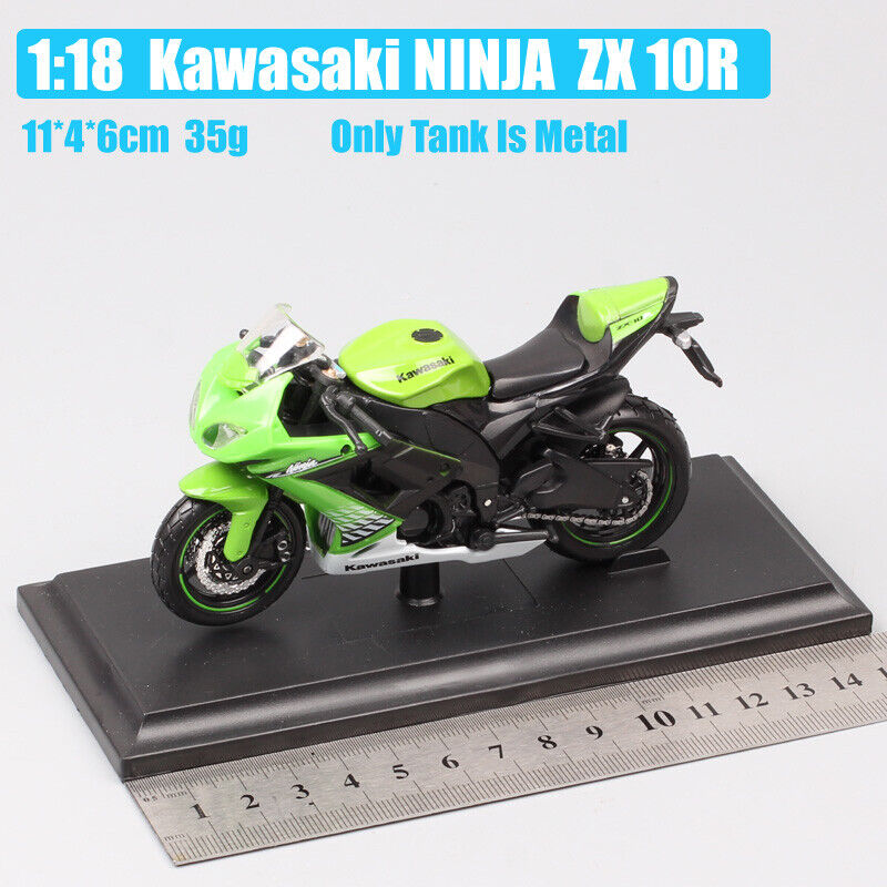 Maisto 1/18 scale Kawasaki Ninja ZX10R ZX-10R bike Motorcycle model Diecasts Toy