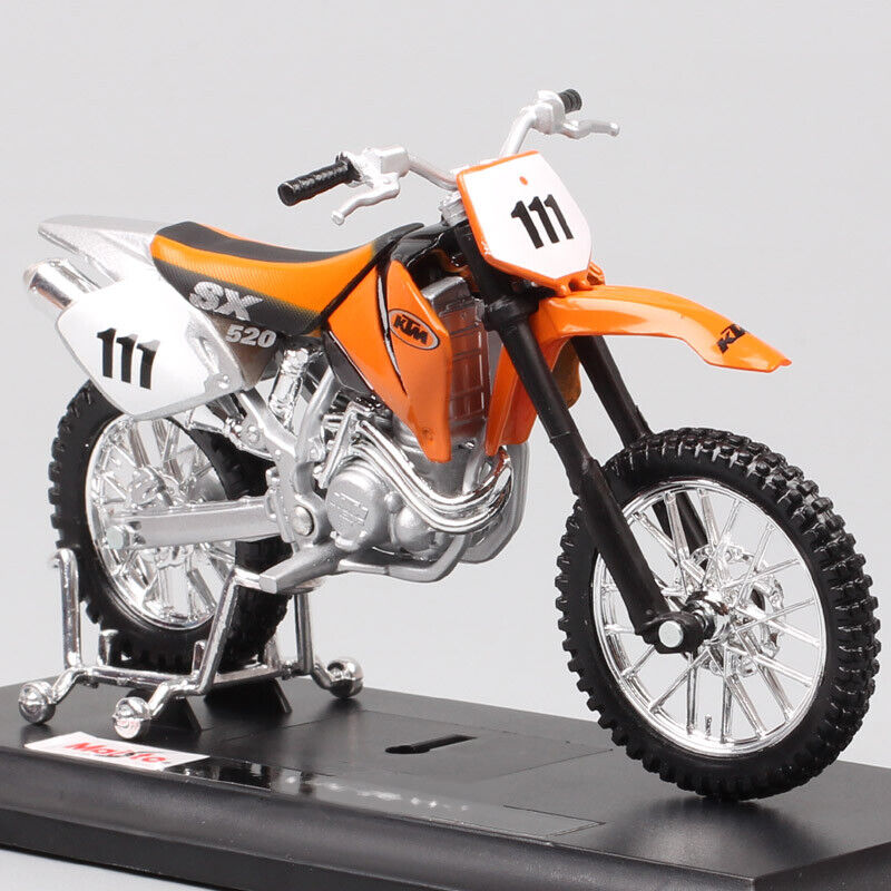 1/18 Maisto KTM 520 SX dirt Motorcycle model bike Motocross Diecasts Toy