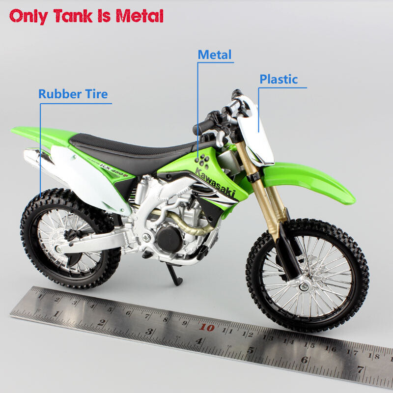 1/12 Scale Maisto KAWASAKI KX450F dirt motocross Motorcycle diecast model