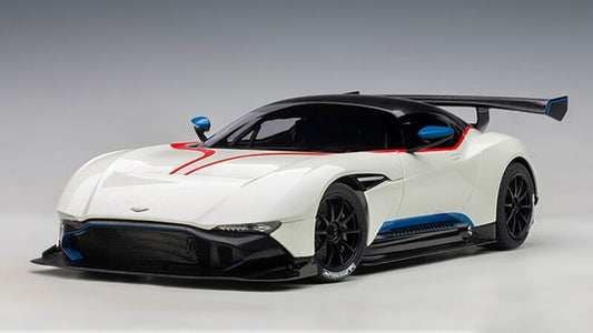 1/18 AUTOart Aston Martin Vulcan Stratus White with Blue Stripes