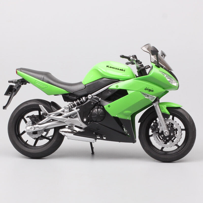 1/10 Welly Kawasaki Ninja 650R Motorcycle Model Touring Racing Bike Toy