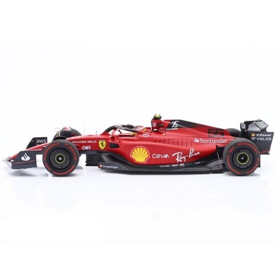 BBR 1/18 Ferrari F1 2022 F1-75 Bahrain GP 2nd Carlos Sainz