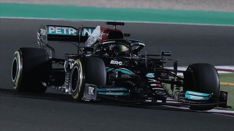 1/18 MINICHAMPS Die Cast F1 Mercedes Lewis Hamilton Gp Qatar 2021