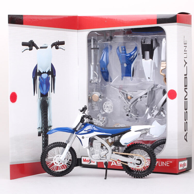 Maisto Assembly line 1/12 Yamaha YZ450F bike model Diecast motorcycle dirt DIY
