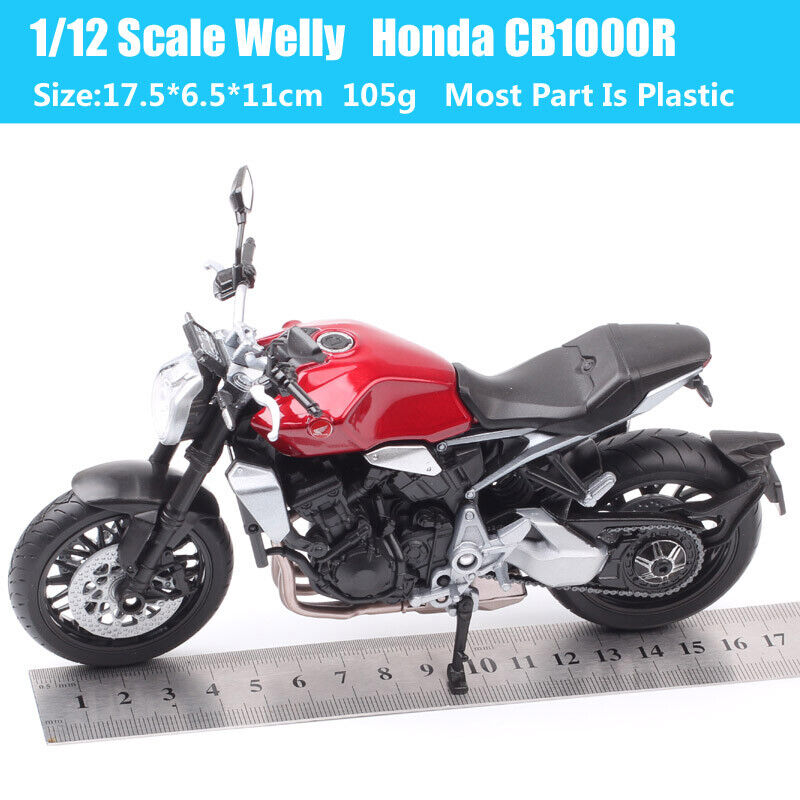 1/12 Welly Honda CB1000R Race Motorcycle Model Diecast Bike Red