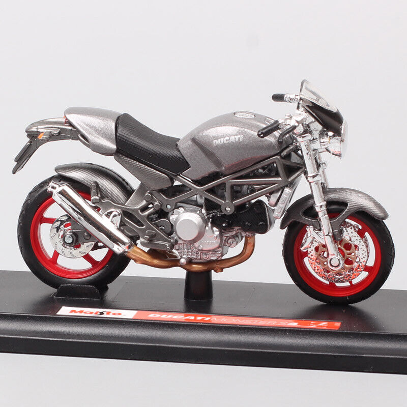 1/18 Maisto Ducati Monster S4 Zegna motorcycle muscle bike Diecast model toy