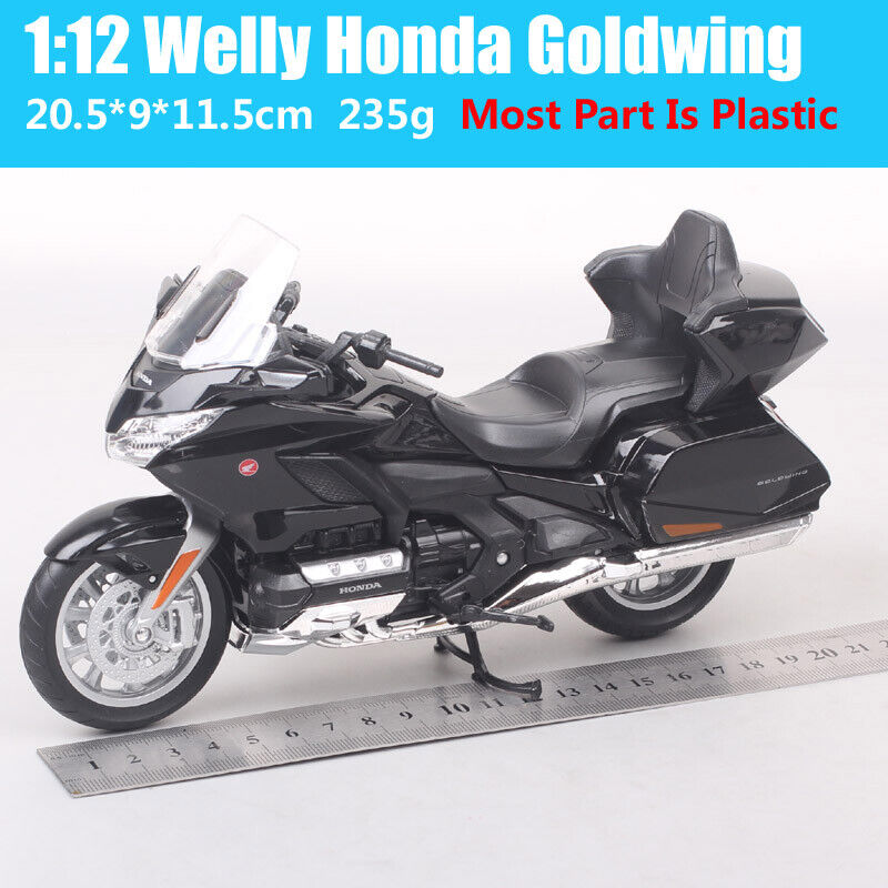 1/12 Welly Honda Gold Wing Touring Motorcycle Toy Model Sport Cruiser Bike