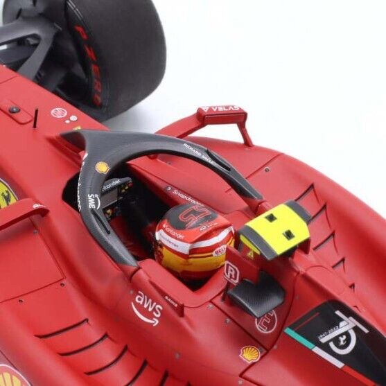 BBR 1/18 Ferrari F1 2022 F1-75 Bahrain GP 2nd Carlos Sainz
