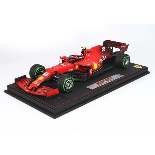 BBR 1/18 Ferrari F1 Sf21 #55 Italy Gp 2021 Sainz Jr. With Showcase BBR211855DIEV