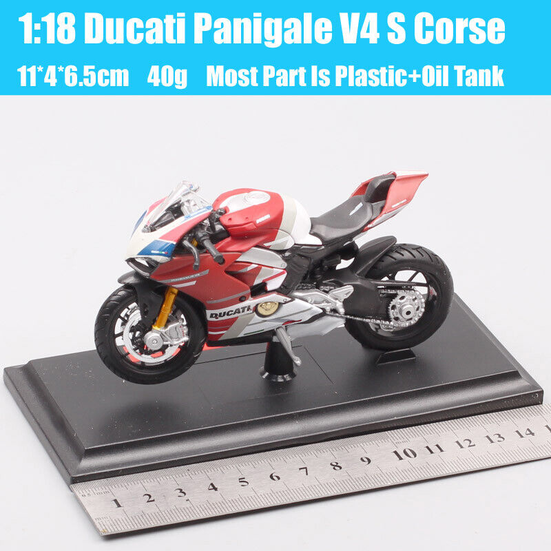 Maisto 1/18 Ducati Panigale V4 GP Corse race scale motorcycle model Diecast Toy