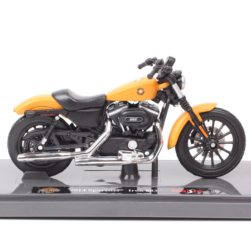 1/18 Scale Maisto 2014 HD Harley Sportster Iron 883 Diecast Toy model motorcycle