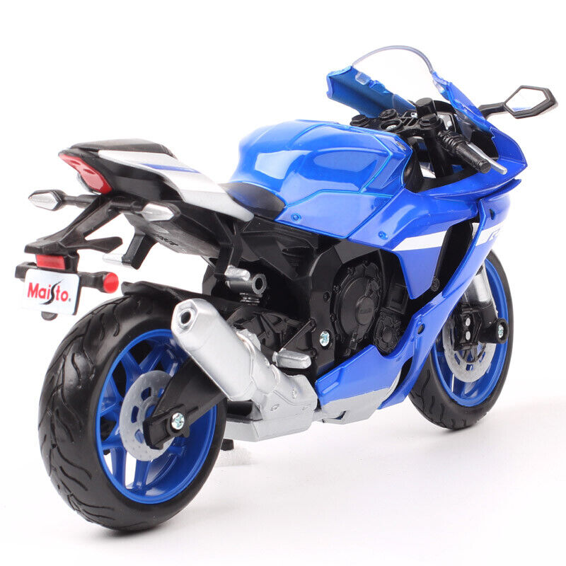 Maisto 1/12 Scale 2021 Yamaha YZF-R1 YZF R1 Diecast Motorcycle Model Bike Blue