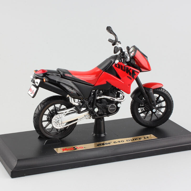 1/18 Maisto KTM 640 Duke II Motorcycle Diecasts model bike Supermoto Enduro toys