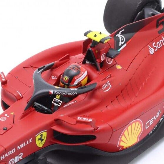 BBR 1/18 Ferrari F1 2022 F1-75 Bahrain GP 2nd Carlos Sainz